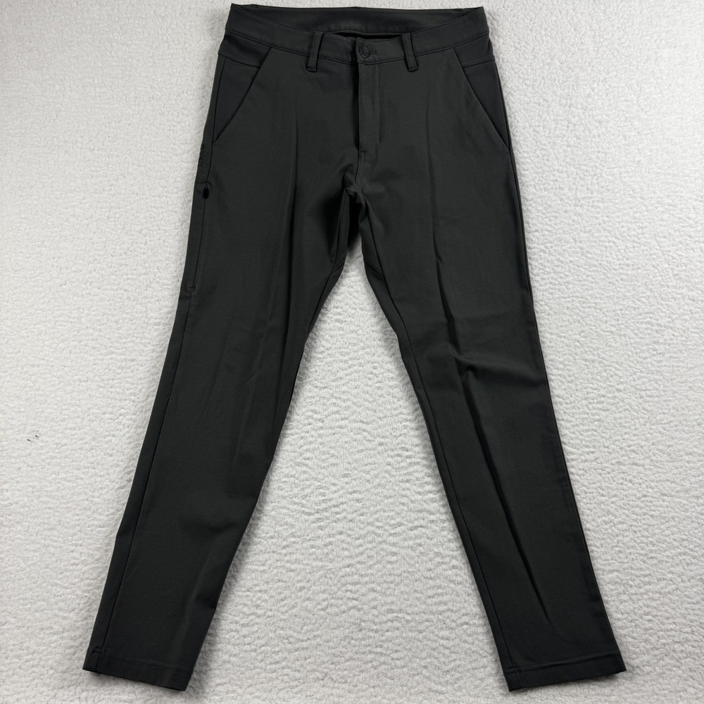 BYLT Premium Basics Everyday Pant 2.0 Mens M Gray Stretch Slim Fit Performance